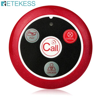

Retekess T117 Hookah Pager Call Button Restaurant Pager Wireless Waiter Calling System Catering Equipment Customer Service