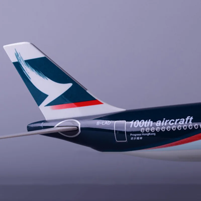 40 см 1: 172 масштаб Airbus CATHAY Пасифик эйрлайнз A330 авиационная модель самолета w базовый сплав самолет коллекционная