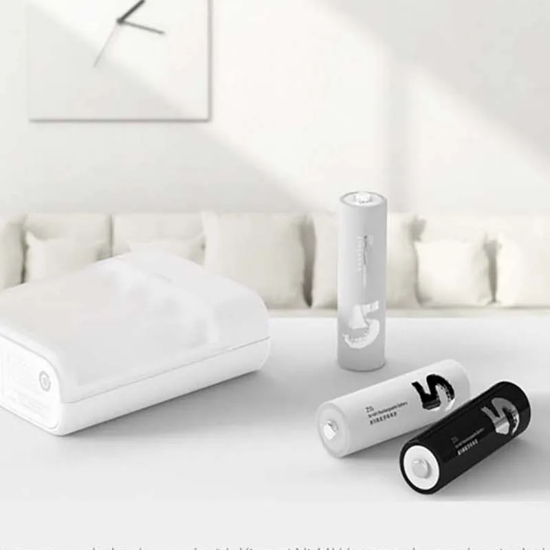 4 шт./лот ZMI ZI7 ZI5 AAA AA 700mAh 1800mAh 1,2 V перезаряжаемый Ni-MH аккумулятор ZIM power Bank