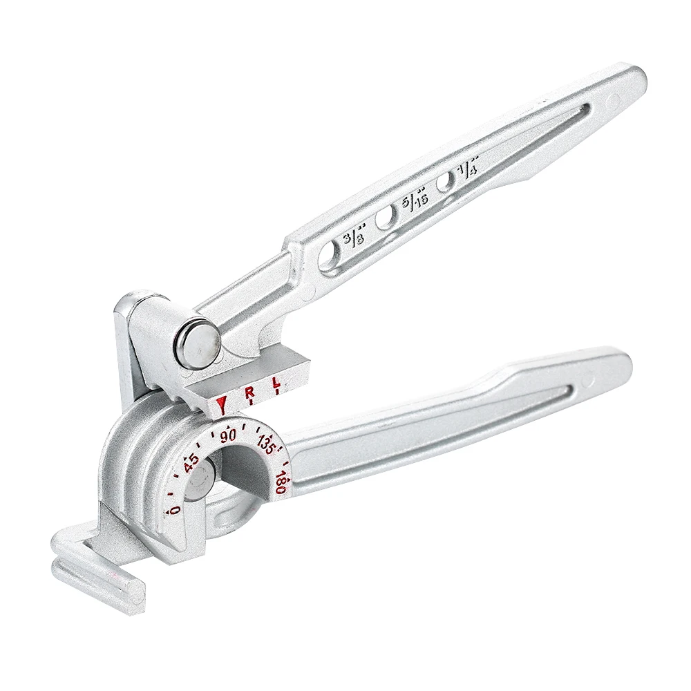 

3 In 1 180 Degree Manual Tubing Bender Heavy Duty Water Gas Pipe Plumbing Bending Tool For Fuel Lines and Brake Pipes