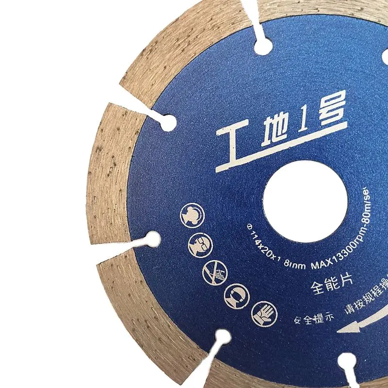 DIY Diamond Saw Blade Ceramic Concrete Slotted Cutting Blade Granite Marble Tile 831B