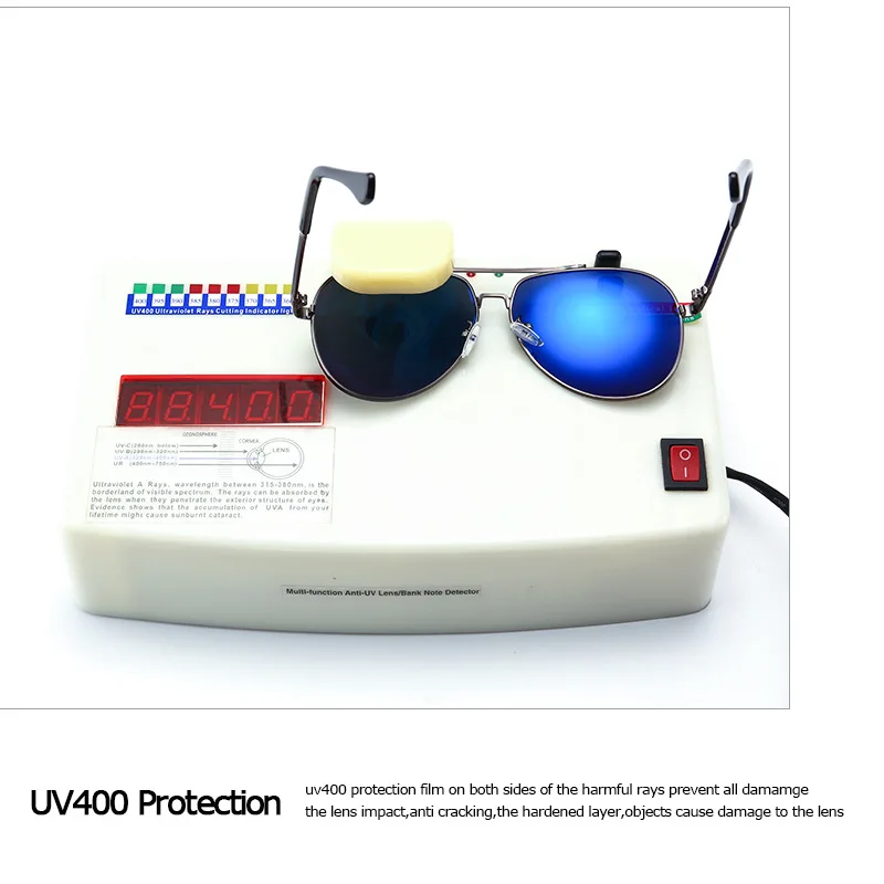 Поляризованные солнцезащитные очки Uv400 мужские без оправы для вождения из
