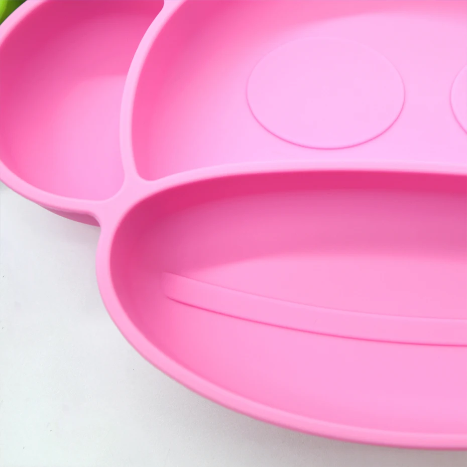 Детский Силиконовый поднос BPA бесплатно мультфильм обезьяна детские ...