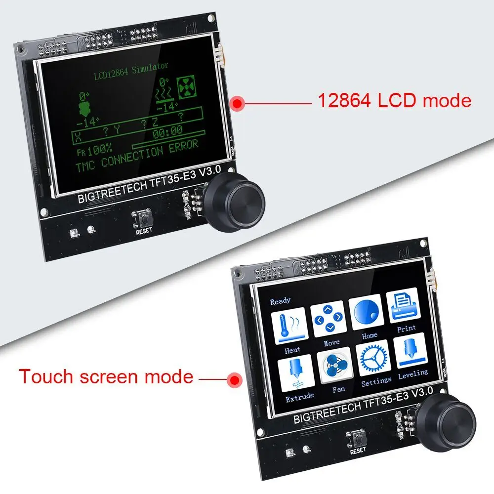 BIGTREETECH TFT35-E3 V3.0 сенсорный экран Diaplsy двойной режим lcd 12864 панель для 3D-принтера SKR V1.3 PRO MINI E3 Ender3 DIY