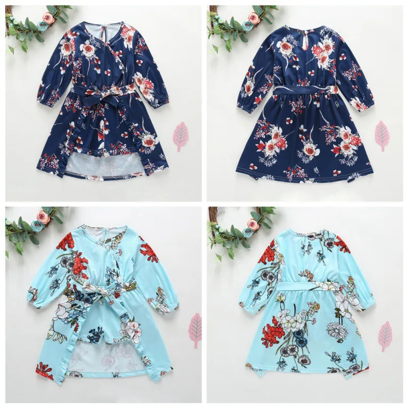 Платье для маленьких девочек, Летний комбинезон без рукавов с цветочным принтом+ короткая юбка, костюмы, костюм