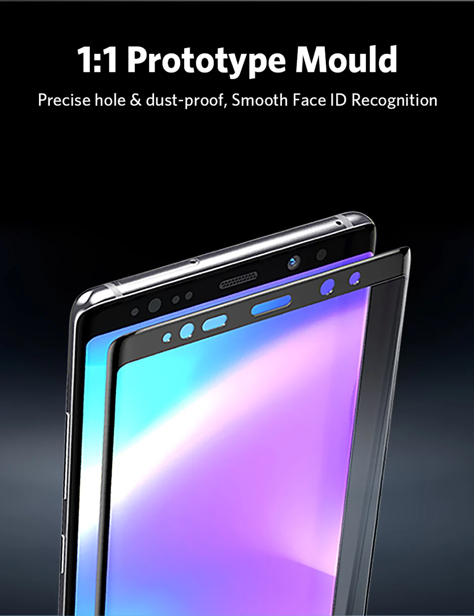 Benks Full Cover Tempered Glass 9H For Samsung Note9 0.3mm Thin Protector Screen Front Film (4)