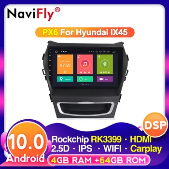 

Eight core 4G RAM 64G ROM Android 10 For Hyundai IX45 Santa fe 2013-2018 car gps multimedia player radio wifi IPS DSP