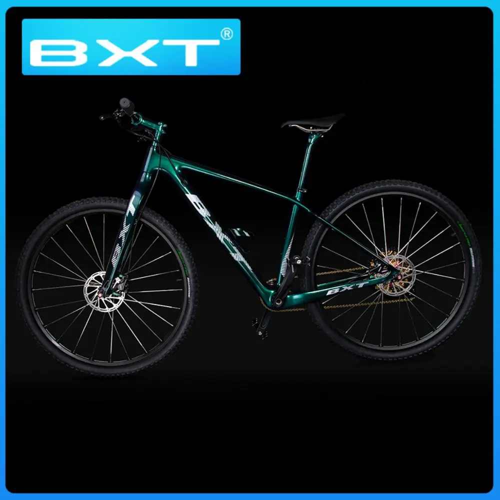 BXT карбоновый велосипед MTB горный для мужчин жесткая рама не Задний амортизатор