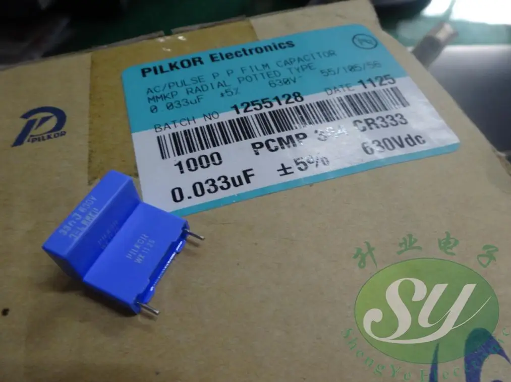 50 шт. PILKOR MKP 0,033 мкФ/630 в 33NF 333 пленочный конденсатор 15 мм