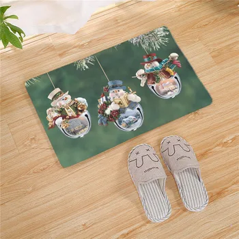 

Christmas Entrance Door Mat Bedroom Living Room Carpet Kitchen Mat Floor Mat Bathroom Anti-slip Mat Outdoor Mat Corridor Carpet