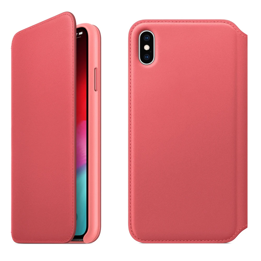 Флип-чехол для сна s кожаный чехол для IPhone 11 Pro Max x xr xs max чехол с логотипом благородный роскошный кошелек посылка для карт из кожи - Цвет: Peony Pink