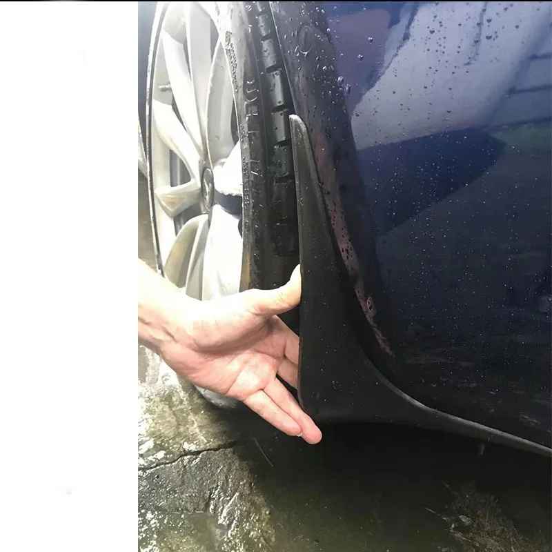 Автомобильные Брызговики Передние Задние всплеск брызговика Брызговики для Аксессуары для крыльев для Tesla модель 3