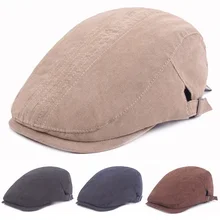 Мужские регулируемые газетные кепки для вождения гольф таксисты шляпы хлопок берет шляпы