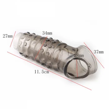 Sex Toys Penis Extender Cock Rings Male Chastity Cage Ball Stretcher Delay Ejaculation Cockring Sexules Toys Couple Rings 5