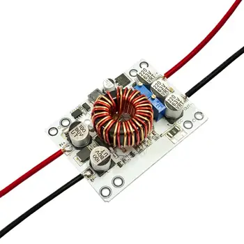 

180W DC Adjustable Boost Converter With Heatsink And Fan CC/CV Constant Current Step Up Power Module X6HA