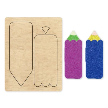 

Crayon Pencil DIY Cutting Wooden Mold Suitable for Common Die Cutting Machines on the Market for Scrapbooking Thickness-18mm