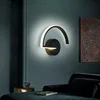 Modern Minimalist Wall Lamps Living Room Bedroom Bedside 16W AC96V-260V LED Sconce black white Lamp Aisle Lighting decoration ► Photo 3/6