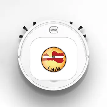 

Robot Vacuum Cleaner Intelligent Automatic Mopping Clean Robot for Hard Floor Carpet Funny Latvia Map