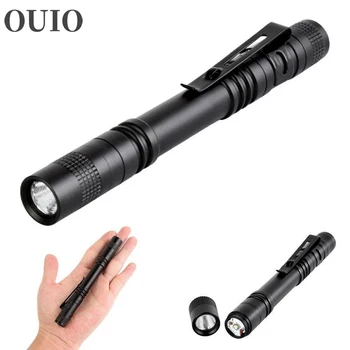 

Mini LED Flashlight Set Handheld Pen Light Linterna Pocket Torch AAA Battery