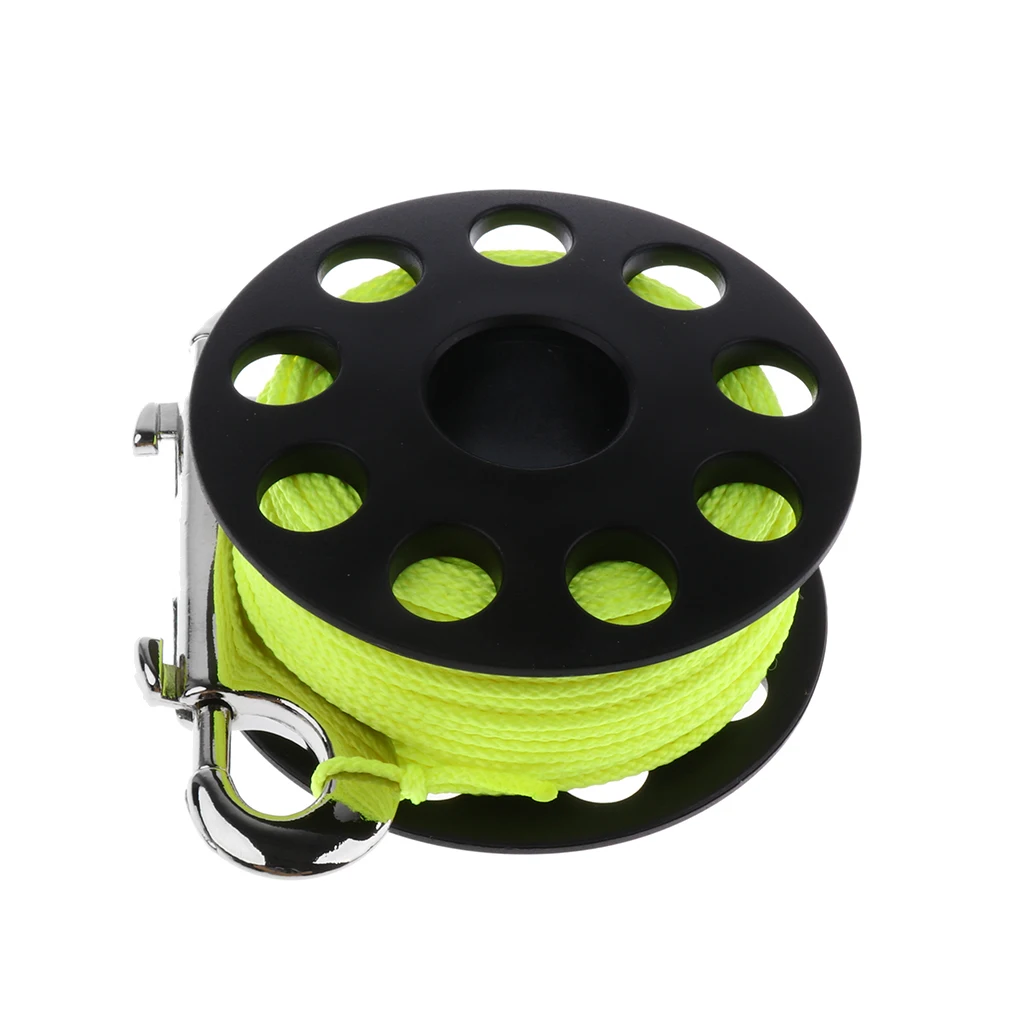 

1x Aluminum Alloy Scuba Guide Line+ 1x 30m Guide Line Reel With Snap