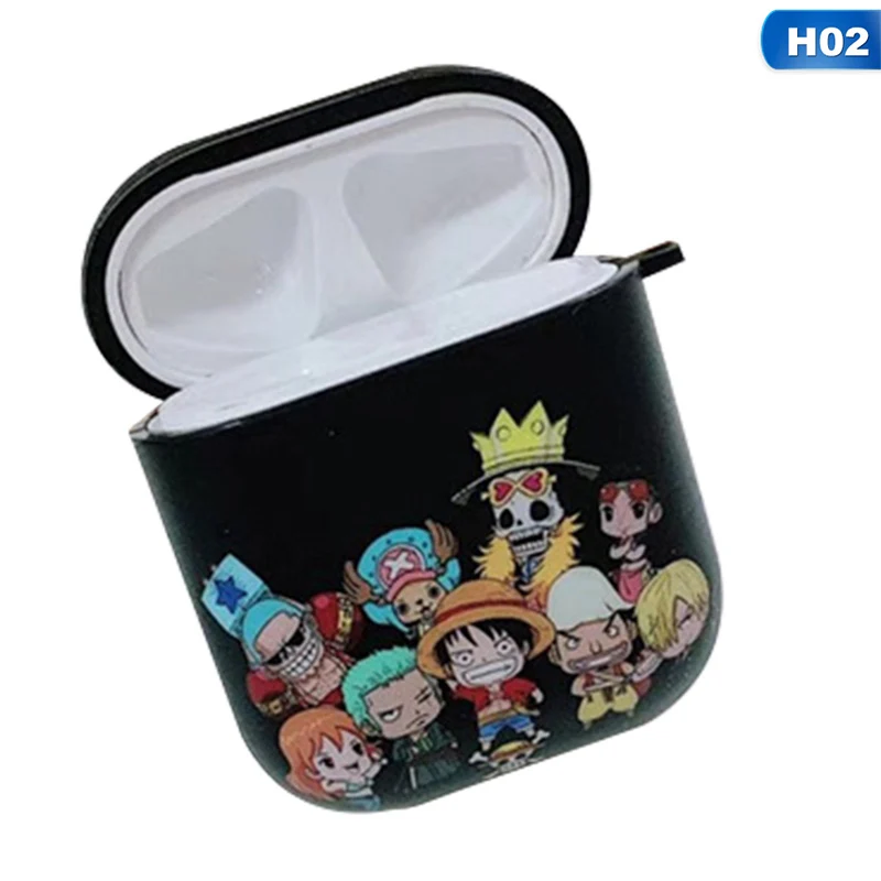 Аниме one piece Наруто наушники ТПУ защитный чехол для Apple Bluetooth наушники AirPods 1/2 новое поступление
