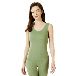FAKUNTN Winter Vest Thermal Underwear Pants + Top Shirt Set Thermo Lingerie Undershirt Inner Wear Keep Warm Clothing