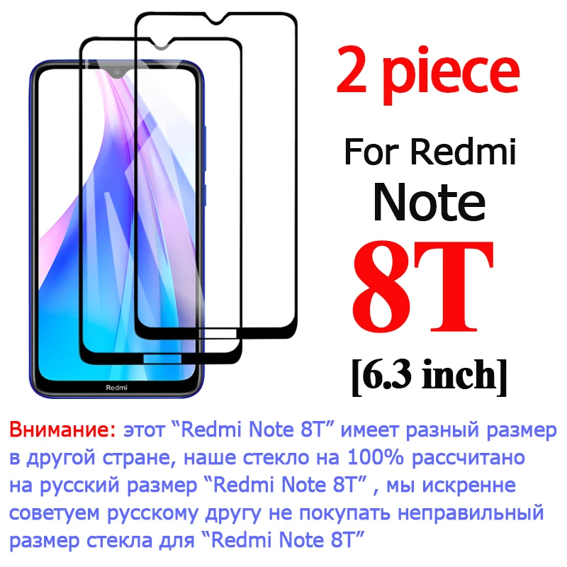 Note 8 T чехол для Xiao mi Red mi Note8t закаленное стекло Xiomi Re mi 8 T защита экрана Coque Xia mi Red mi T8 Xiamo Защитная крышка