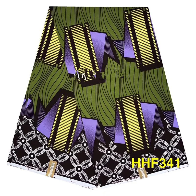 Высокое качество африканская настоящая нигерийская восковая ткань Анкара голландская настоящая восковая Ткань 6 ярдов DIY швейный материал для платья