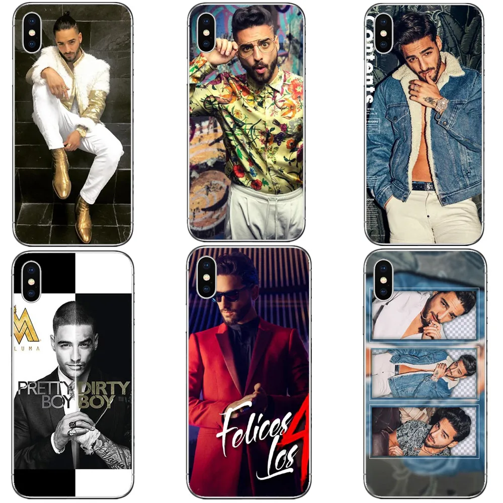 Модные жесткие чехлы Maluma Ozuna в стиле хип хоп для телефонов iPhone 5 5S SE 6 6S Plus 7 XR XS MAX 8 X