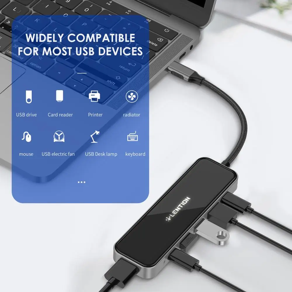 USB HUB to USB 3 0 HDMI Adapter Dock for MacBook Pro 13 3 Accessories USB 4