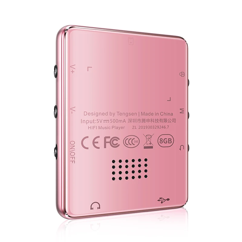 New Arrivals Bluetooth 5.0 metal MP3 player full touch screen