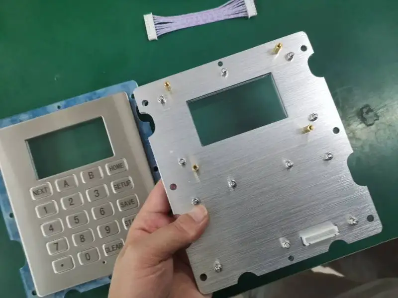 Teclado Dispensador de Combustível de Montagem em Painel Teclado Personalizado de Aço Inoxidável Robusto para Estação de Gasolina com 20 Teclas - Imagem 2