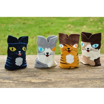 

10pairs Cat socks street series cartoon funny socks hip hop superhero fashion novelty men and women breathable cotton socks