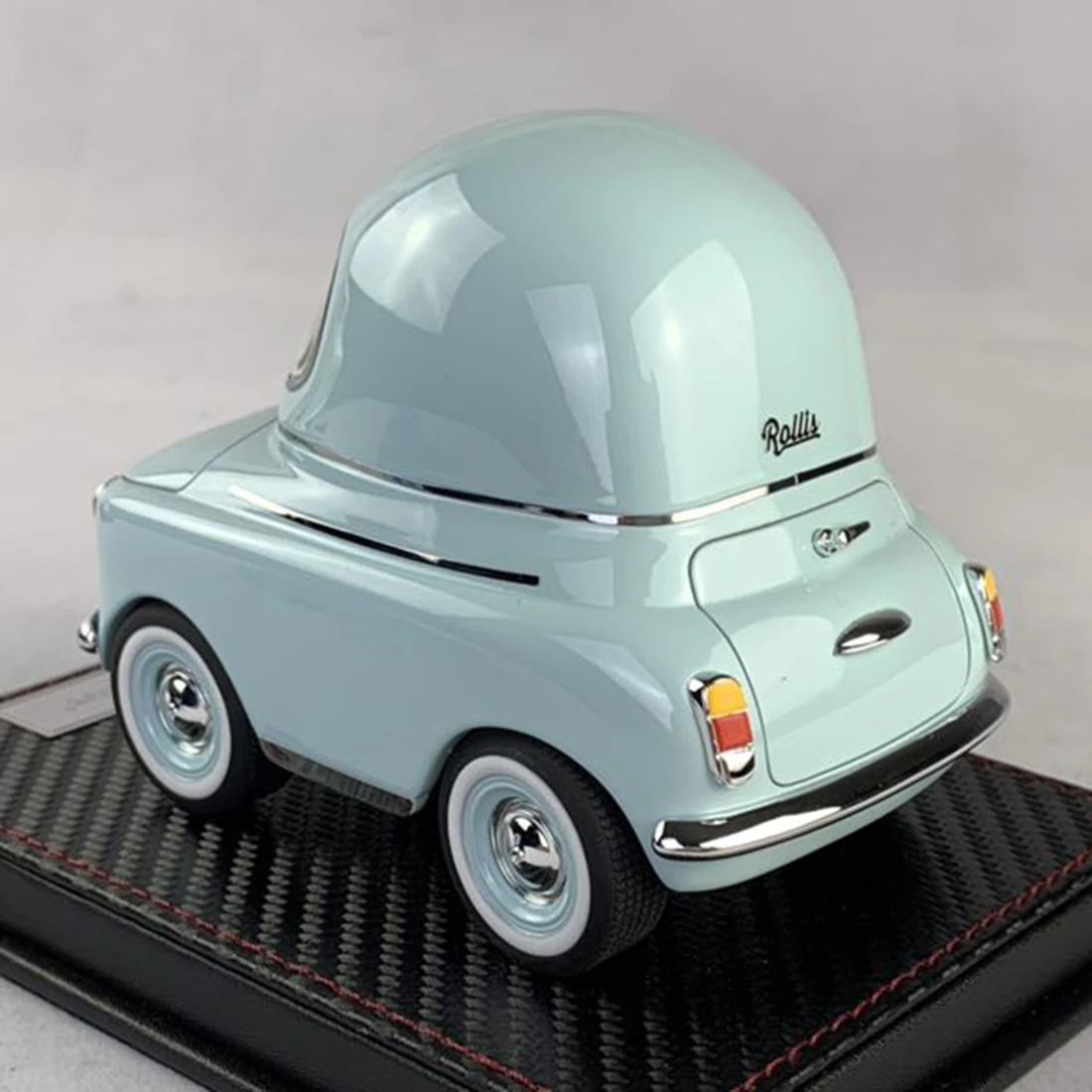 1:24 Ретро модель автомобиля Коллекция Декор винтажный автомобиль игрушка с основанием дисплей коробка-конфеты красный/синий/светильник серый Тип A