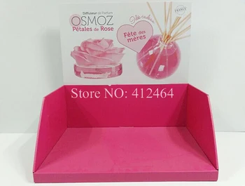 

custom auto lock bottom paper box display box with easy tear lines ( DX-082)