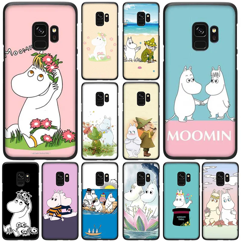 

moomin cartoon hippo Phone Case for Samsung Galaxy S9 S9 plus S6 S7 edge S8 S8 plus S10 S10 plus S10 lite coque fundas