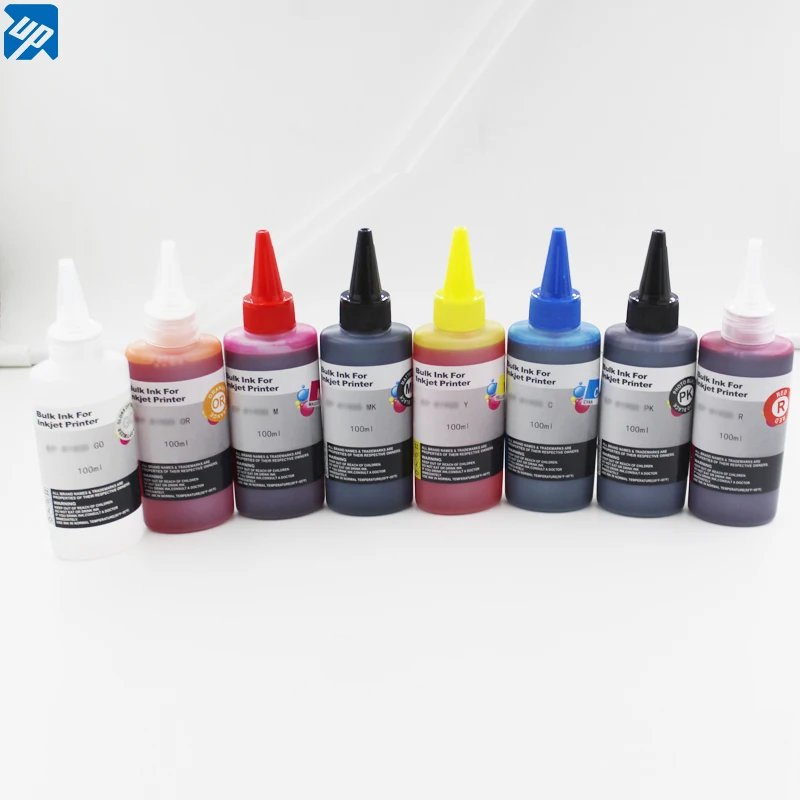 8 x 100ml  UV dye ink refill ink ciss ink compatible for Epson R1900 R2000 Printer