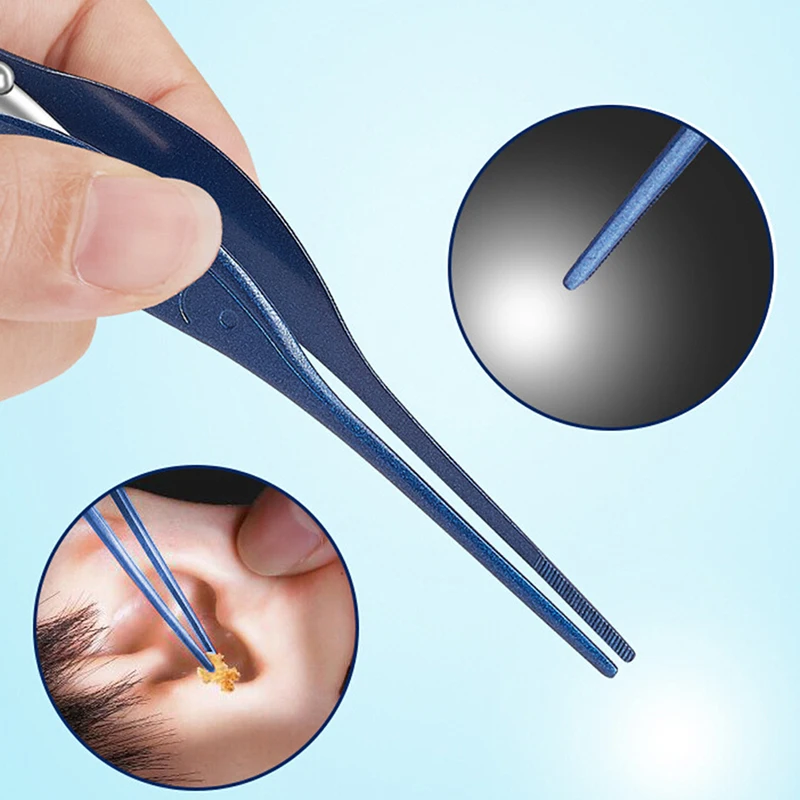 

Ear Cleaner Tool LED Flashlight Earpick Wax Removal Tweezer Luminous Kids Curette Electric Ear Cleaner Cleaning Device