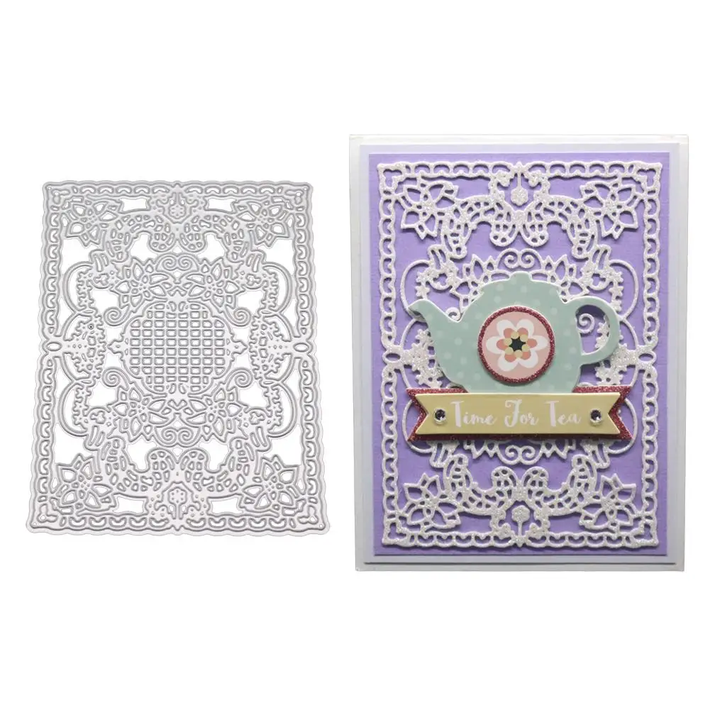  MeterMall DIY Scrapbooking Carbon Steel Cutting Dies Irregular/Background/Envelope Lace/Invitation  - 4000115449682