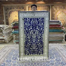 Yilong 3'x5' персидский шелковый ковер цветочный ручной работы узлом области ковры(YXR358BF