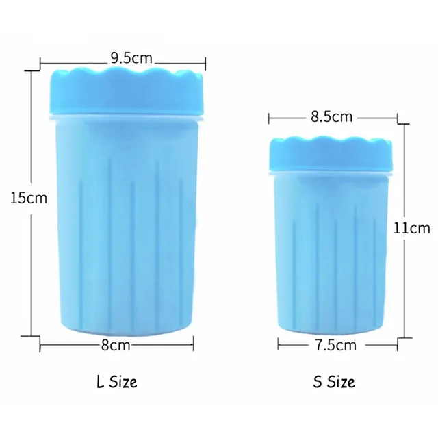 Pet Paw Cleaning Cup With Soft Silicone Bristles