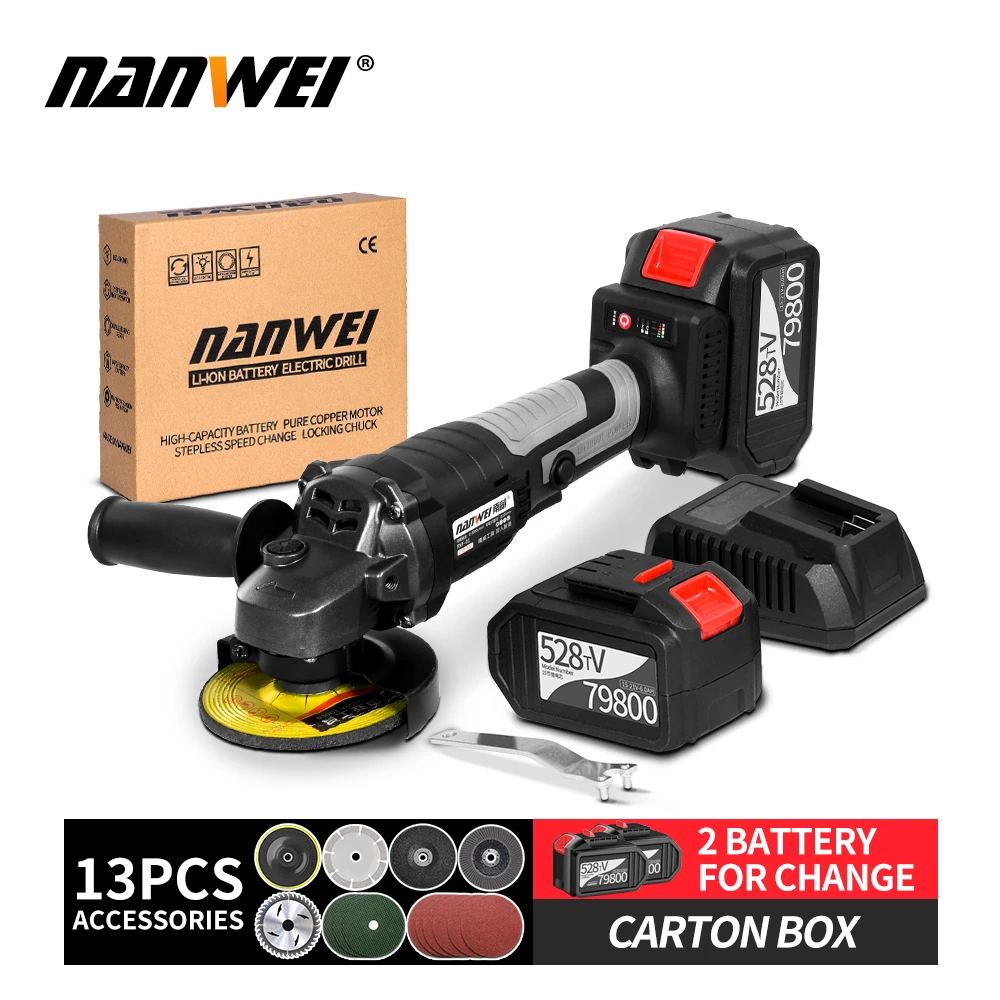 

Factory Direct Sale brushless electric angle grinder cordless machine