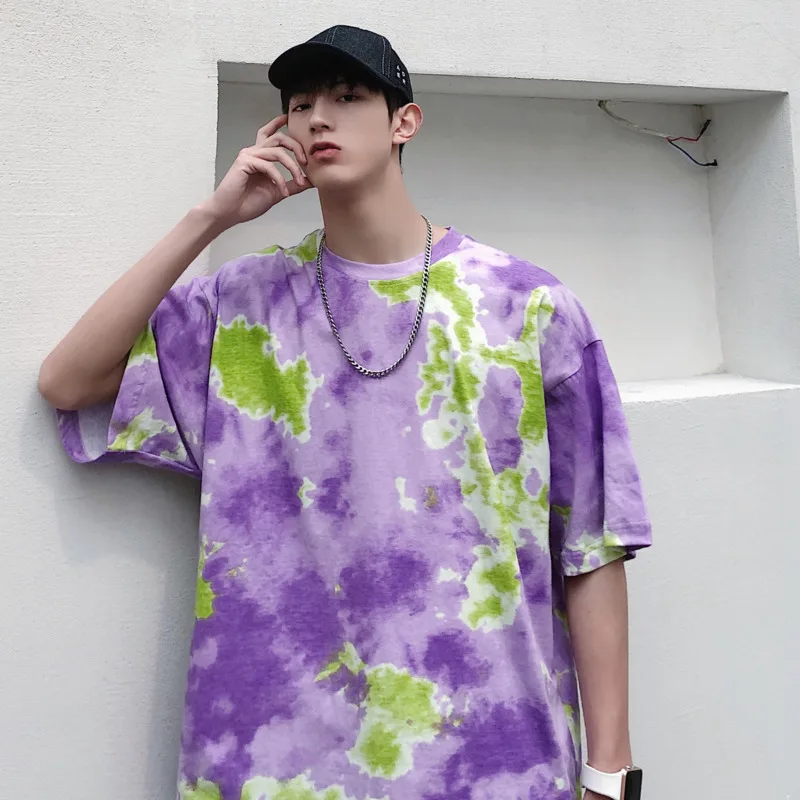 

2019 Summer Wear Man Tee Printing Round Neck Short Sleeve T Pity Rendering Unlined Upper Garment T2153 /p40