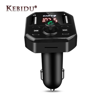 

2 USB Charger B9 3.1A Handsfree Bluetooth Car kit Fast Charging Car Phone Charger Stereo Mp3 Music Audio Player Fm Transmitters