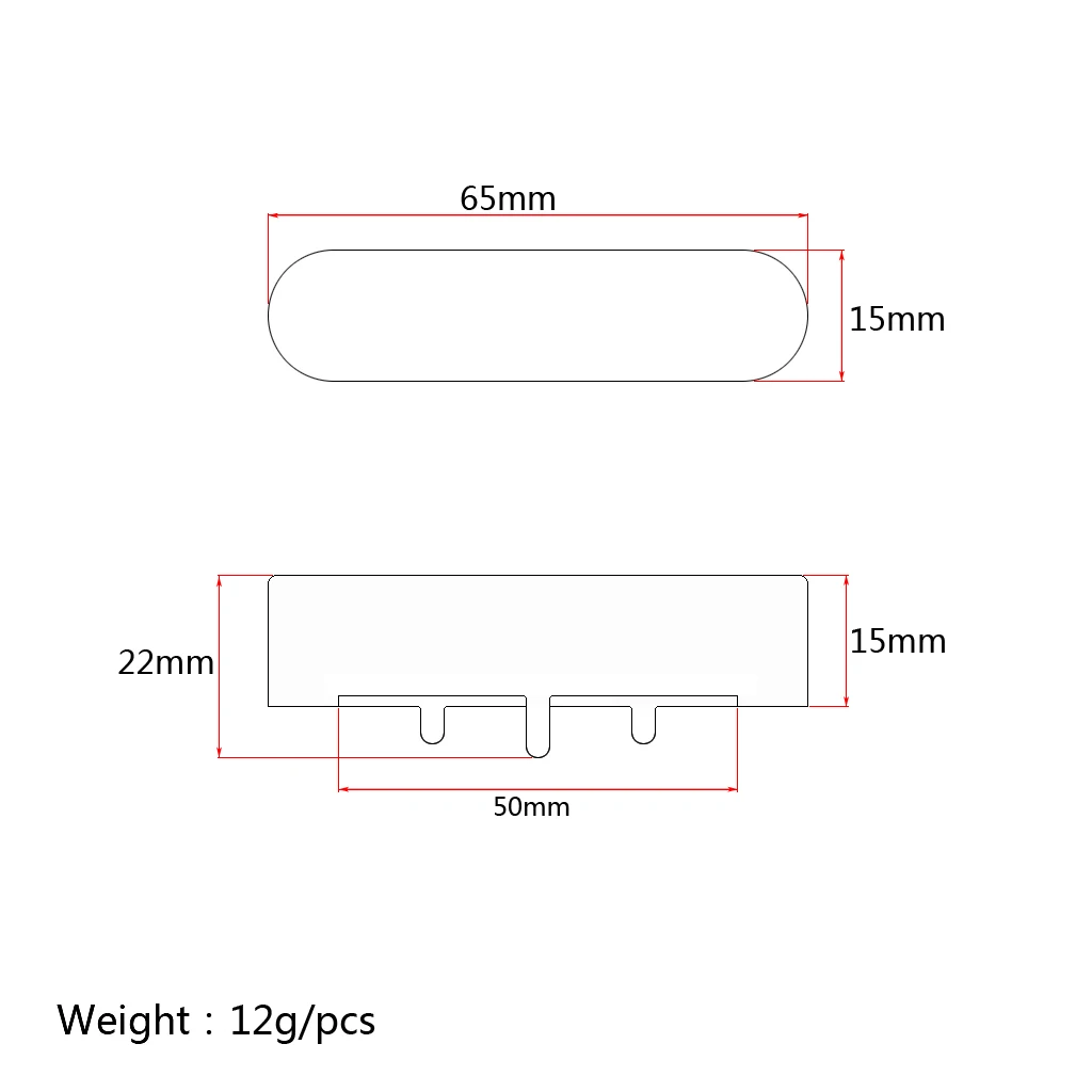 Electric Guitar Sealed Single Coil Pickup Cover Pickup Protector for TL Guitar Parts