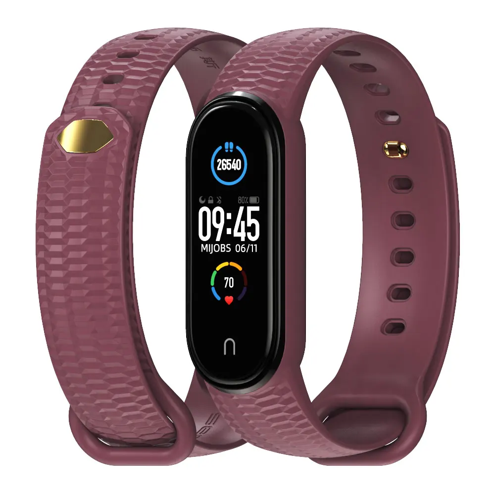 Para Mi banda 5 6 Correa de pulsera Miband gota 5 Opaska pulsera Xiaomi Correa banda inteligente 4 Pulseira de Pasek Mi 5 banda