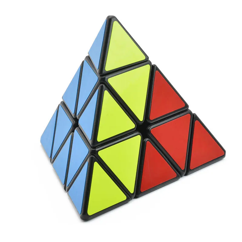 Pyramid Magic Cube 3x3 Cubo Magico Intellectual Develop Competition Learning Educational 3x3x3 Pyramid Puzzle Toys For Children 3d mini speed cube maze magic cube puzzle game cubes magic learning toys labyrinth rolling ball toys for children adult