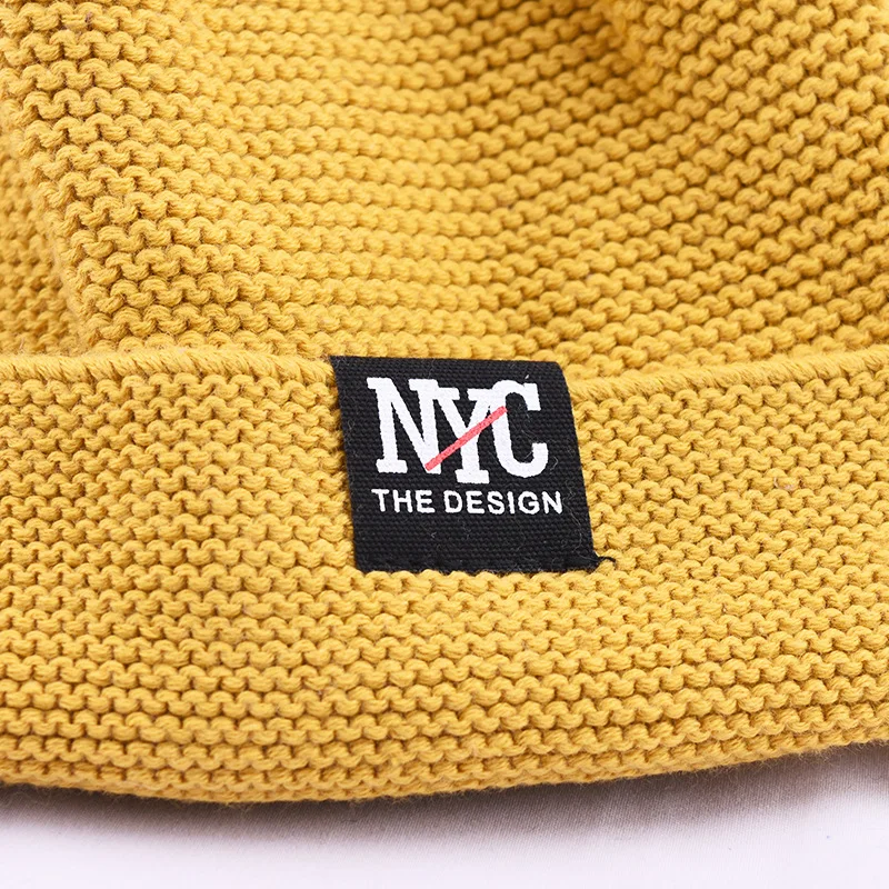 Вязаная модная кепка с надписью NYG для маленьких мальчиков и девочек; шапка с острым носком для маленьких мальчиков и девочек; теплая шапка для детей; сезон осень-зима