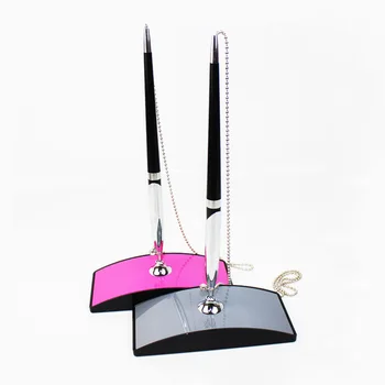 

1pc Counter Ballpoint Pen Durable Functional Stationery Desktop Ballpoint Pen for Office Banks