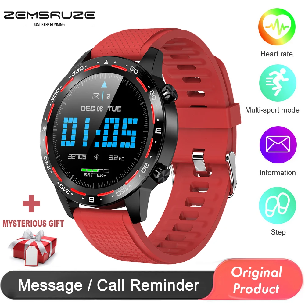 

L12 smart watch for men smartwatch android iOS women watches smartband akilli saatler Heart Rate Tracker monitor Passometer